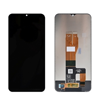 Дисплей (экран в сборе) для телефона Realme C30, C33, Narzo 50i Prime (RMX3581, RMX3624) (черный)