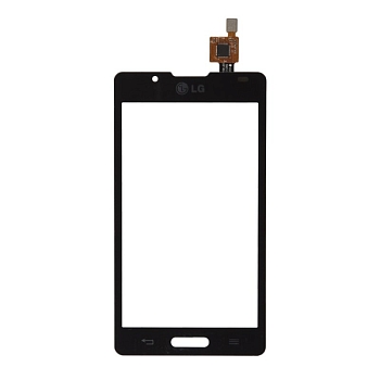 Сенсорное стекло (тачскрин) для LG Optimus L7 II P713, черный