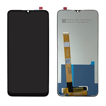 Дисплей для Realme C21Y, C25Y + тачскрин (черный) (100% LCD)